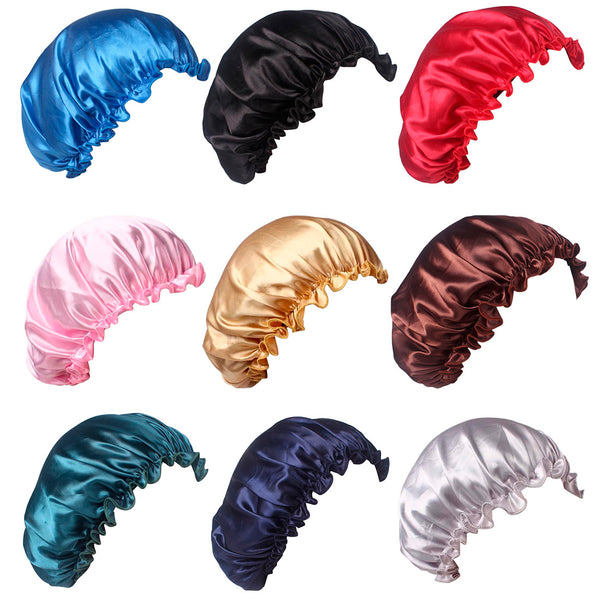 1 pc Sleeping Hat Night Sleep Cap Hair Care Satin Bonnet Caps Nightcap For Women  Cap